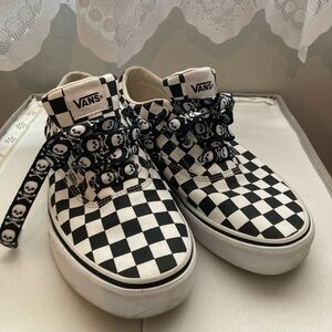 Vans Checkered Black and White Shoes 👟